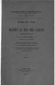 Diario del viaje y misión al río del sauce realizado en 1748. - Solutions manual fundamentals of molecular spectroscopy banwell.