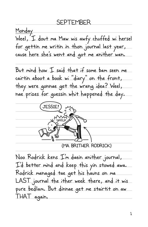 Diary o a Wimpy Wean: Rodrick’s Radge: Translatit intae …