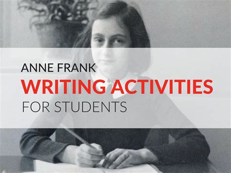 Diary of Anne Frank Activities That Will Strengthen …