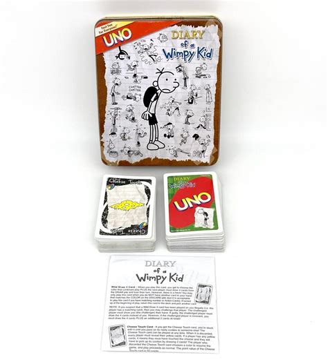Diary of a Wimpy Kid Uno Game in Tin Buy Diary of a Wimpy Kid Uno