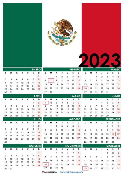 Dias Festivos Mexico 2023