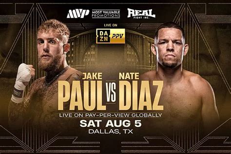 Diaz paul. After years of speculation about whether it could or would happen, Jake Paul and Nate Diaz have finally agreed to terms on a boxing match that will unfold Aug. 5 in Dallas. Following his UFC departure late last year, Diaz’s next move is now confirmed in the form of an eight-round boxing showdown with Paul will be contested at 185 pounds this … 