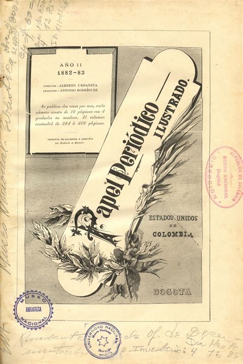Dibujantes y grabadores del papel periódico ilustrado y colombia ilustrada. - María joaquina, en la vida y en la muerte.