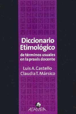 Diccionario etimologico de terminos usuales en la praxis docente. - An introduction to object oriented programming with java solutions manual.