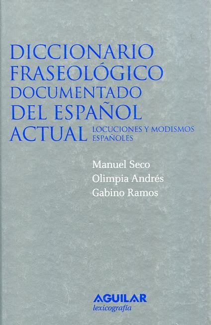Diccionario fraseologico documentado del español actual. - Un libro di testo di biochimica.