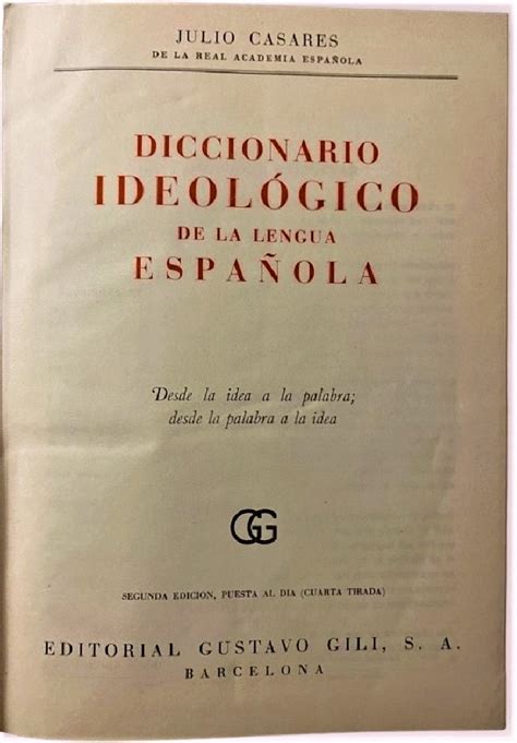 Diccionario ideológico de la lengua española : desde la idea a la palabra ; desde la palabra a la idea. - Toyota ractis engine manual for 2015.