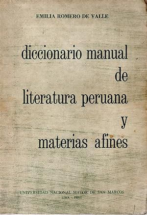 Diccionario manual de literatura peruana y materias afines. - Volvo penta service manual for md11c.