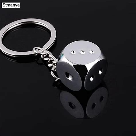 Dice Keychain Keyring Casino Gambling Key Chain Ring …