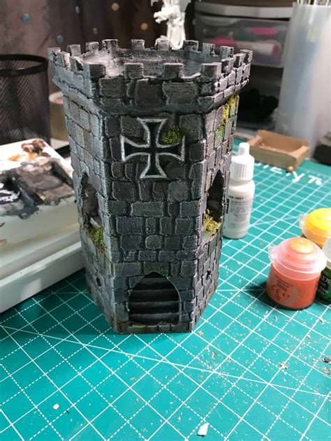 Dice tower 3D Printed by a friend. TerrainBuilding