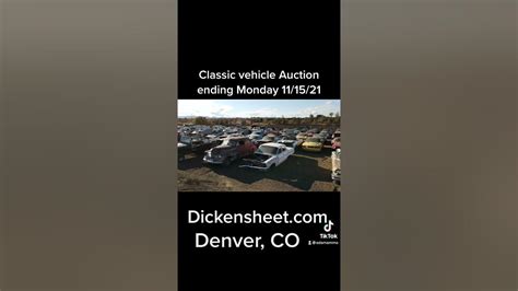 Dickensheet - Dickensheet & Associates, Inc. October 21, 2021 ·. Over (200) Fantastic Vintage, Project & Other Cars. On Behalf Of The United States Bankruptcy Court & Others. Click here to view online auction. Date: Tuesday, October 26th - 2:00 PM. INSPECTION: Monday, October 25th 10AM-12PM.