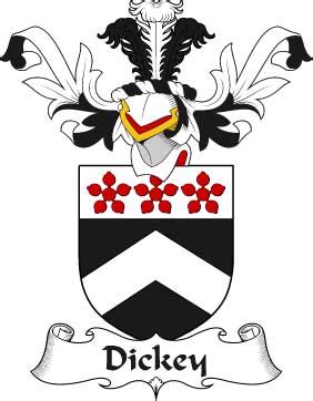 Dickey Family Crest Coat of Arms Mouse Pad - amazon.com