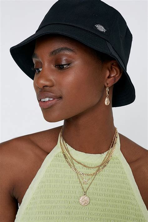 Dickies Addison Black Bucket Hat Urban Outfitters UK