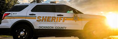 Dickinson County Sheriff's Office, Spirit Lake, Iowa. Dickinson County Courthouse, 1802 Hill Ave, PO Box 214, Spirit Lake, IA 51360. 712-336-2793; info@dickinsoncountysheriff.com; Mon-Fri 8:00am - 4:30pm; Press Releases; About Us. About the SO; Facebook; Honoring the Fallen; Job Openings .... 