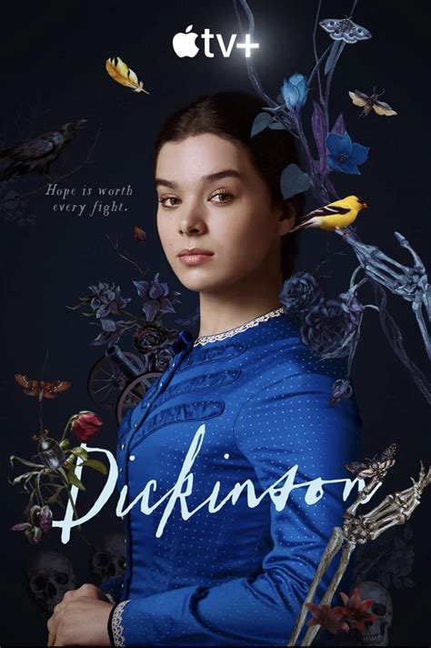 Dickinson tv series. Nov 1, 2019 · Dickinson is an American comedy-drama television series about Emily Dickinson, created by Alena Smith and produced for Apple TV+. Starring Hailee Steinfeld as Emily Dickinson, the series aired for 30 episodes over three seasons from November 1, 2019, to December 24, 2021. 