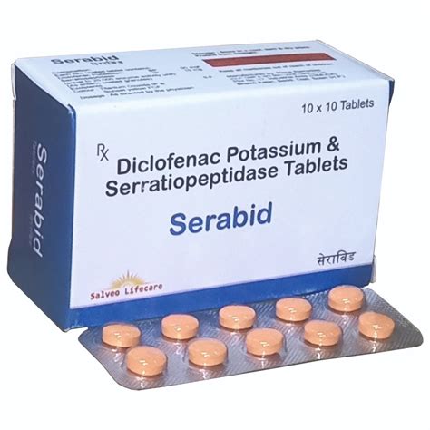 Seranac Diclofenane Sodium And Serratiopeptidase