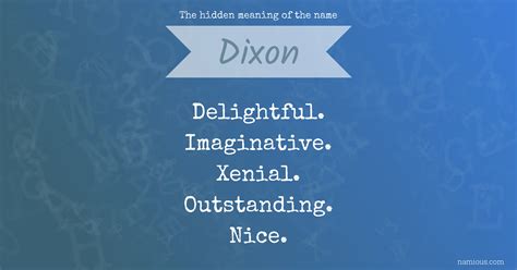 Dicon Name Meaning - Babynology