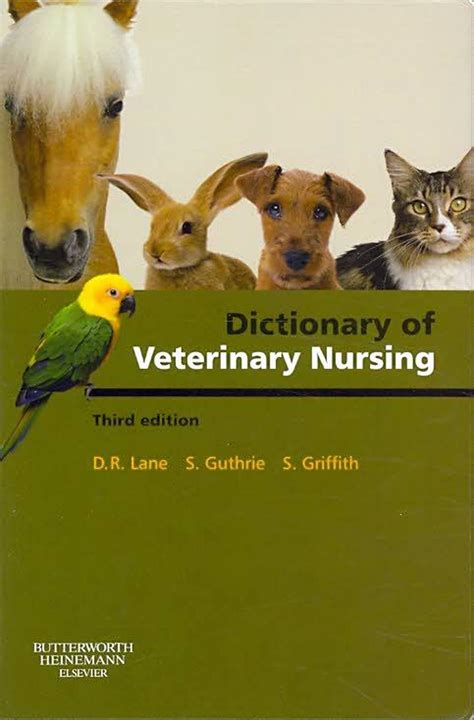 Read Dictionary Of Veterinary Nursing By Dr Lane