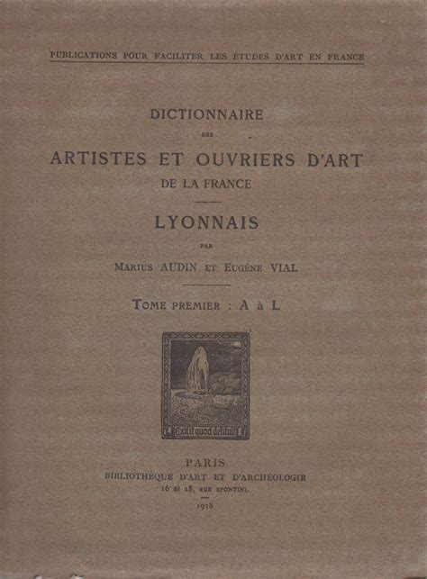 Dictionnaire des artistes et ouvriers d'art du lyonnais. - 1986 1989 cub cadet garden and super tractor service manual.