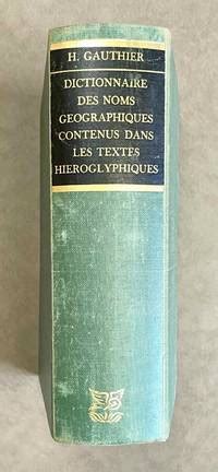 Dictionnaire des noms géographiques contenus dans les textes hiéroglyphiques. - Husmenn og husmannskost fra hele landet.