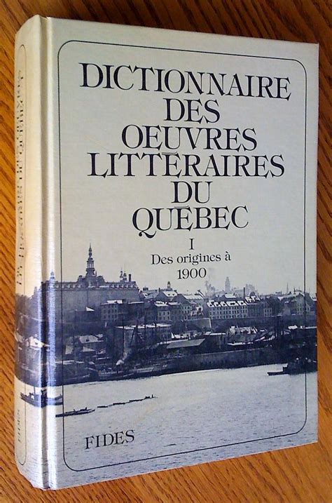 Dictionnaire des oeuvres littéraires du québec. - Darstellung des lebens und charakters immanuel kant's.