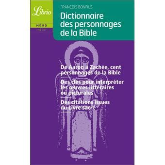 Dictionnaire des personnages de la Bible