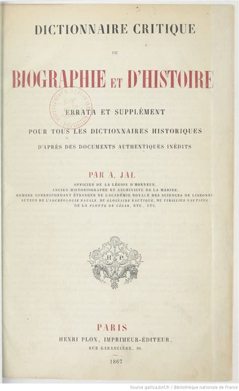 Dictionnaire g©♭n©♭ral de biographie et d'histoire. - Manual oficial de formaa a o equestre.