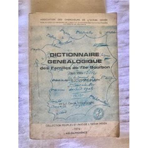 Dictionnaire généalogique des familles de l'île bourbon (la réunion). - Impacto ocupacional de la inversión pública en bolivia.