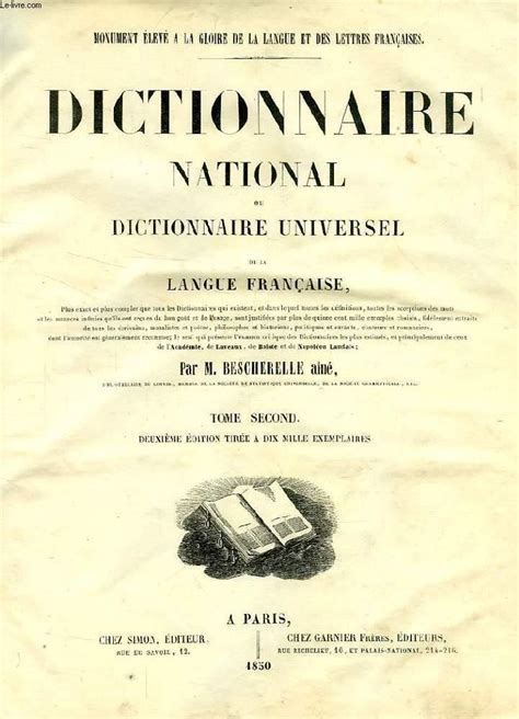 Dictionnaire national ou universal de la langue française. - Johnson outboard motors 4hp owners manual.