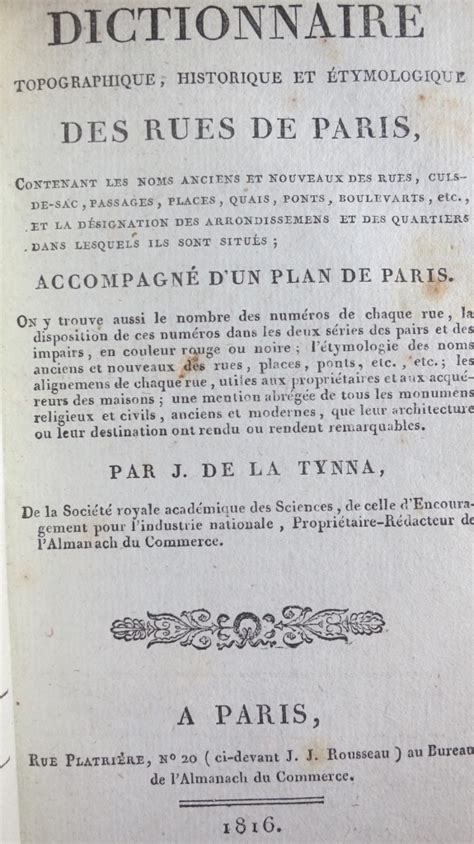 Dictionnaire topographique, historique et étymologique des rues de paris. - Accounting principles weygandt 6th edition solutions manual.