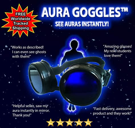 Buy PRO AURA GLASSES Dicyanin Style See Auras Chi Cryst