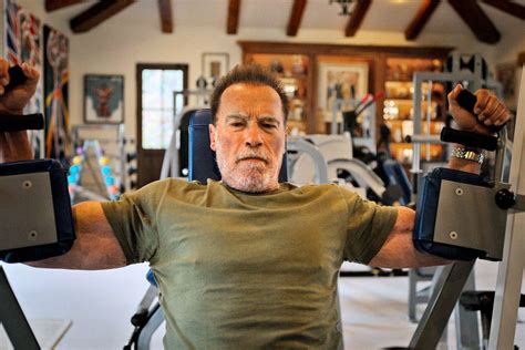 Arnold Schwarzenegger, the 73-year-old actor and f