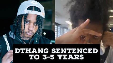 Did dthang get sentenced. DThang Gz, a significant influencer in the Bronx drill music scene, is likely still incarcerated. Sentenced on April 21, 2023, to a term of three to five years for his involvement in a series of Bronx shootings connected to the RPT gang, his precise release date remains unknown. But, considering the current timeline, it’s probable he remains ... 
