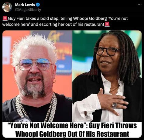 Jan 4, 2024 · “Never got kicked out of Guy Fieri’s restaurant. I didn’t get kicked off Bill Maher’s show ! I didn’t get into a fight with Oprah backstage here at ‘The View.’. 