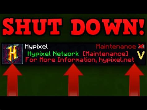 Hypixel is thus working on many network improvements to lessen the impact of the attacks. However, while these improvements are being made, the Hypixel Network has been taken down for emergency maintenance. Hypixel says that the process may last for at least 24 hours. Source. But there still are chances of the downtime being extended.. 