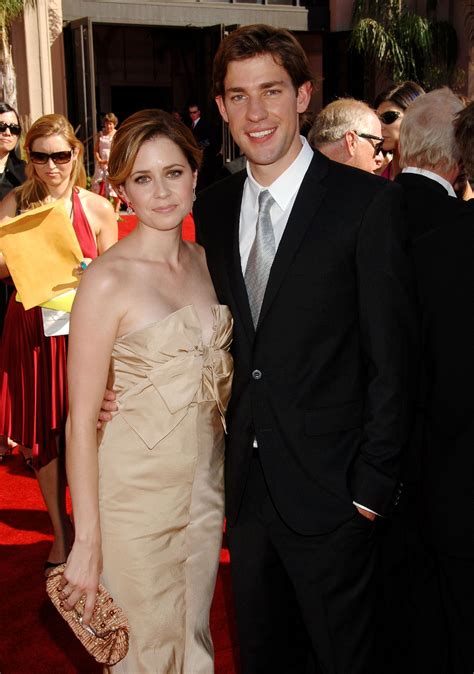 John Krasinski Marries Emily Blunt. The actors who play Pam and Jim on The Office are now married in real life - just not to each other. A week after Jenna Fischer tied the knot, her on-screen .... 