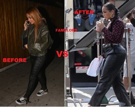 Lauren London BBL Surgery Before and After. P