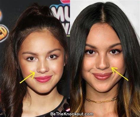Did olivia rodrigo get implants. In her new music video "Obsessed," Olivia Rodrigo wears her hair in loose waves with short, choppy bangs highlighted by small braids on either side, a '90s-inspired look with edge. 