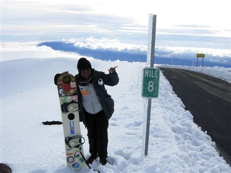 Did you know you can snowboard in Hawaii?
