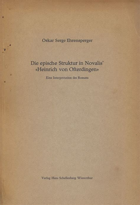 Die  epische strucktur in novalis' heinrich von ofterdingen. - The handbook of career and workforce development research practice and policy.