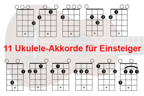 Die 11 wichtigsten Ukulele Akkorde Ukulele lernen