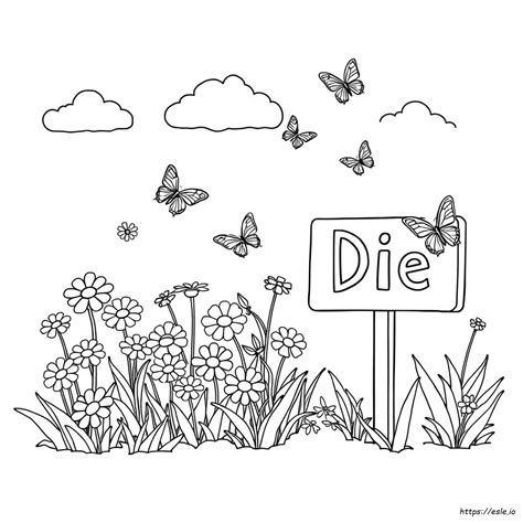 Die Coloring