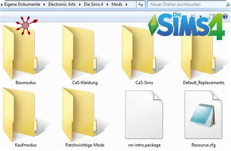 Die Sims 4 Downloads – package-Dateien installieren - simension