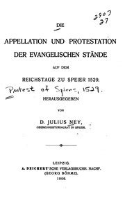 Die appellation und protestation der evangelischen stände. - Tableau des racines sémitiques (arabe-hébreu) accompagnées de comparaisons..