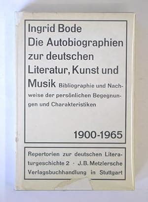 Die autobiographien zur deutschen literatur, kunst und musik. - El libro de las profecias/ the book of prophecies.