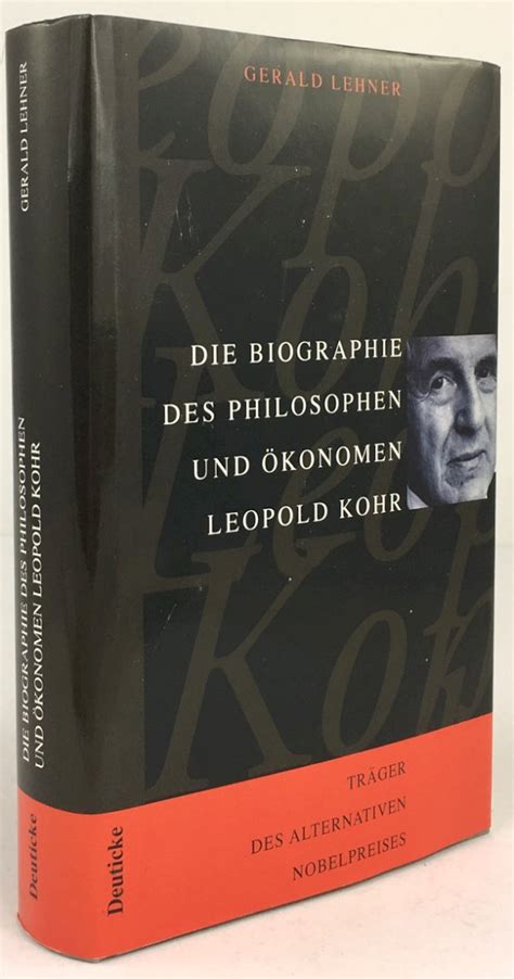 Die biographie des philosophen und ökonomen leopold kohr. - A girls guide to dating and going steady by tom mcginnis.