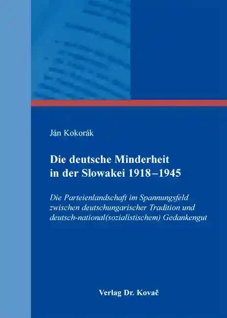 Die deutsche minderheit in der slowakei 1918–1945. - Grands problèmes de la médecine contemporaine.
