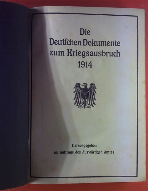 Die deutschen dokumente zum kriegsausbruch 1914. - The home health aide handbook by jetta lee fuzy.