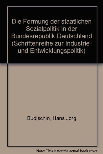 Die formung der staatlichen sozialpolitik in der bundesrepublik deutschland. - Intex salt water system owners manual.