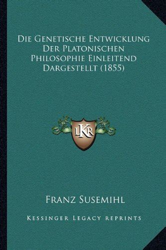 Die genetische entwicklung der platonischen philosophie. - Marvel 8 mark iii service manual.