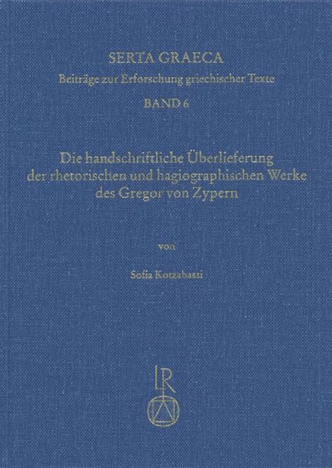 Die handschriftliche überlieferung der rhetorischen und hagiographischen werke des gregor von zypern. - Manuale di officina briggs e stratton 286700.